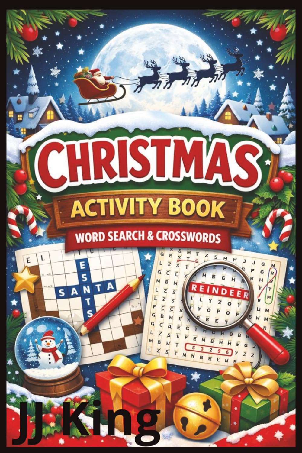 Christmas Activity Word Book Word Search & Crosswords