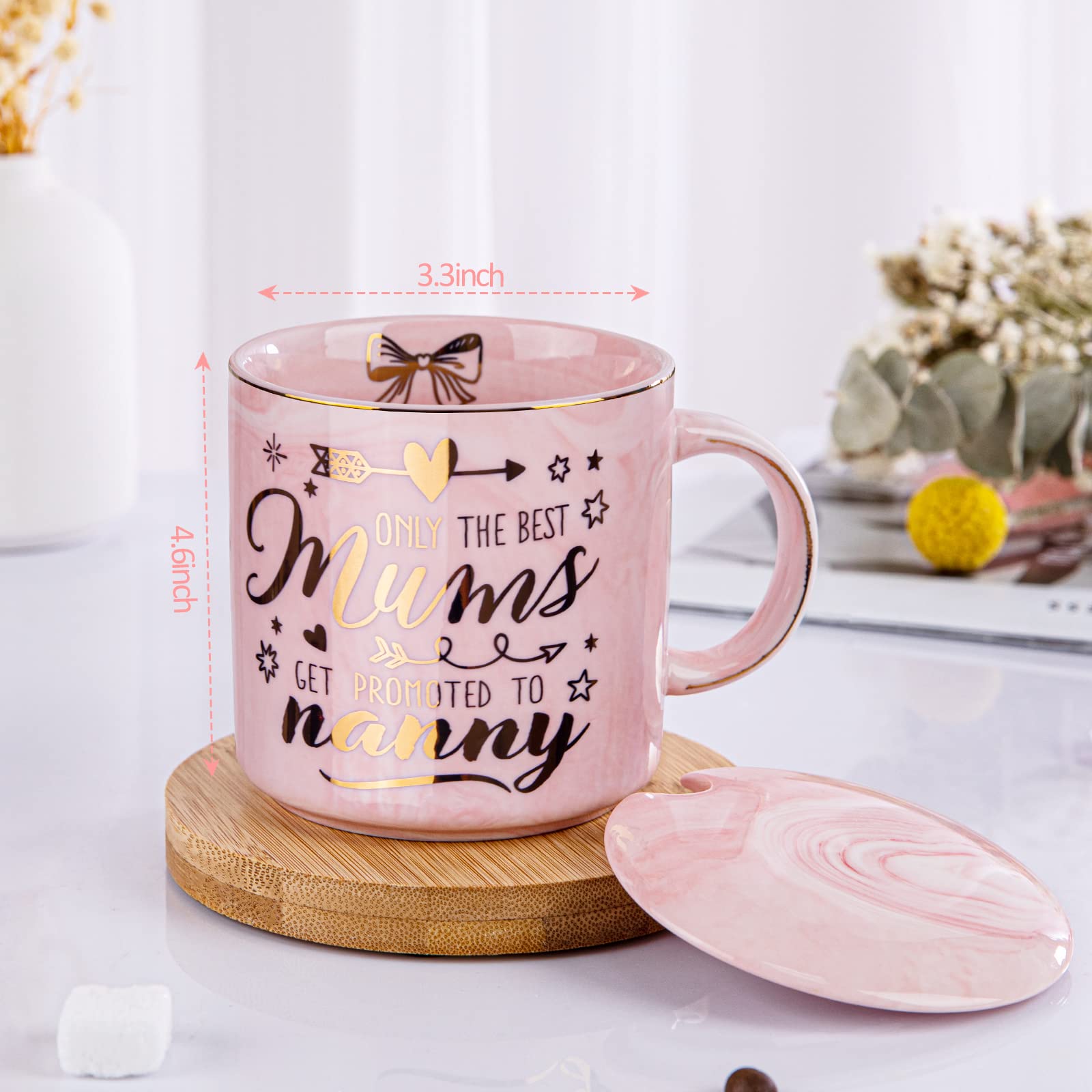 Tazza Personalizzata Per Nonna Con Scritta 'Altre Nonne - Tu' | Regalo Originale Per Nipoti | Bianco Con Glitter - 3