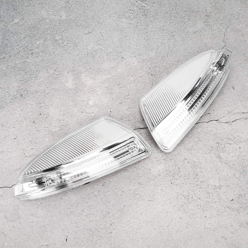 KIMISS Espejo retrovisor LED Luz de señal de 1 par Indicador de espejo de puerta Luz lateral Blub 2048200721 Apto para C-Class W204 2008-2010