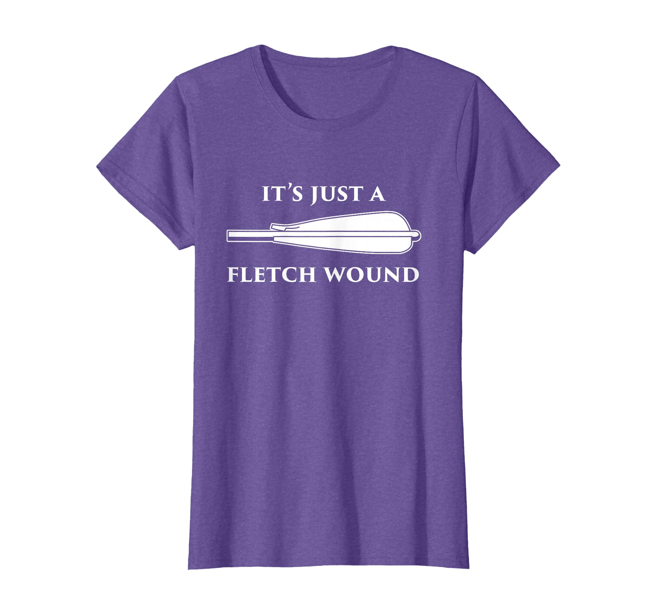 Its Just A Fletch Wound Archery Humor Arrow Quote Archer T-Shirt