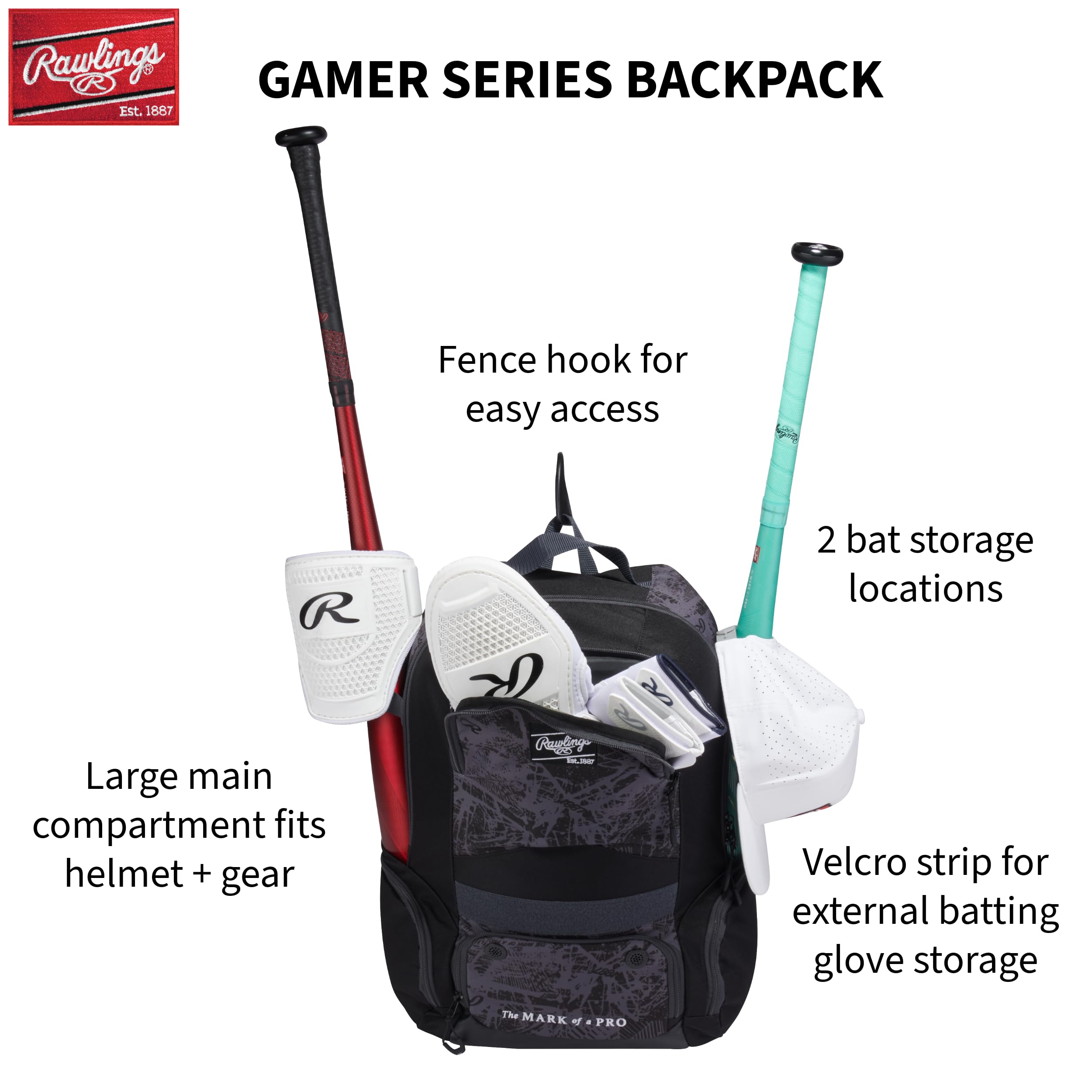 Rawlings Rawlings Gamer Series Rucksack