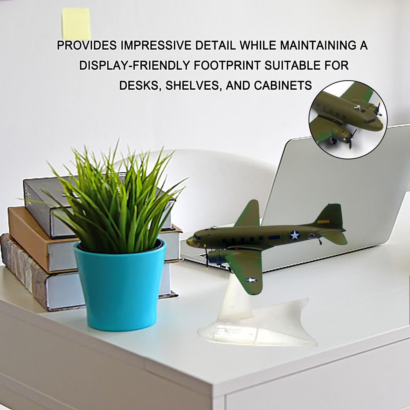 Modello aereo trasporto militare 1:200 C-53 pressofuso ad alta precisione con espositore accurato for collezionisti adulti, perfetto for decorazione domestica, esposizione ufficio, regali