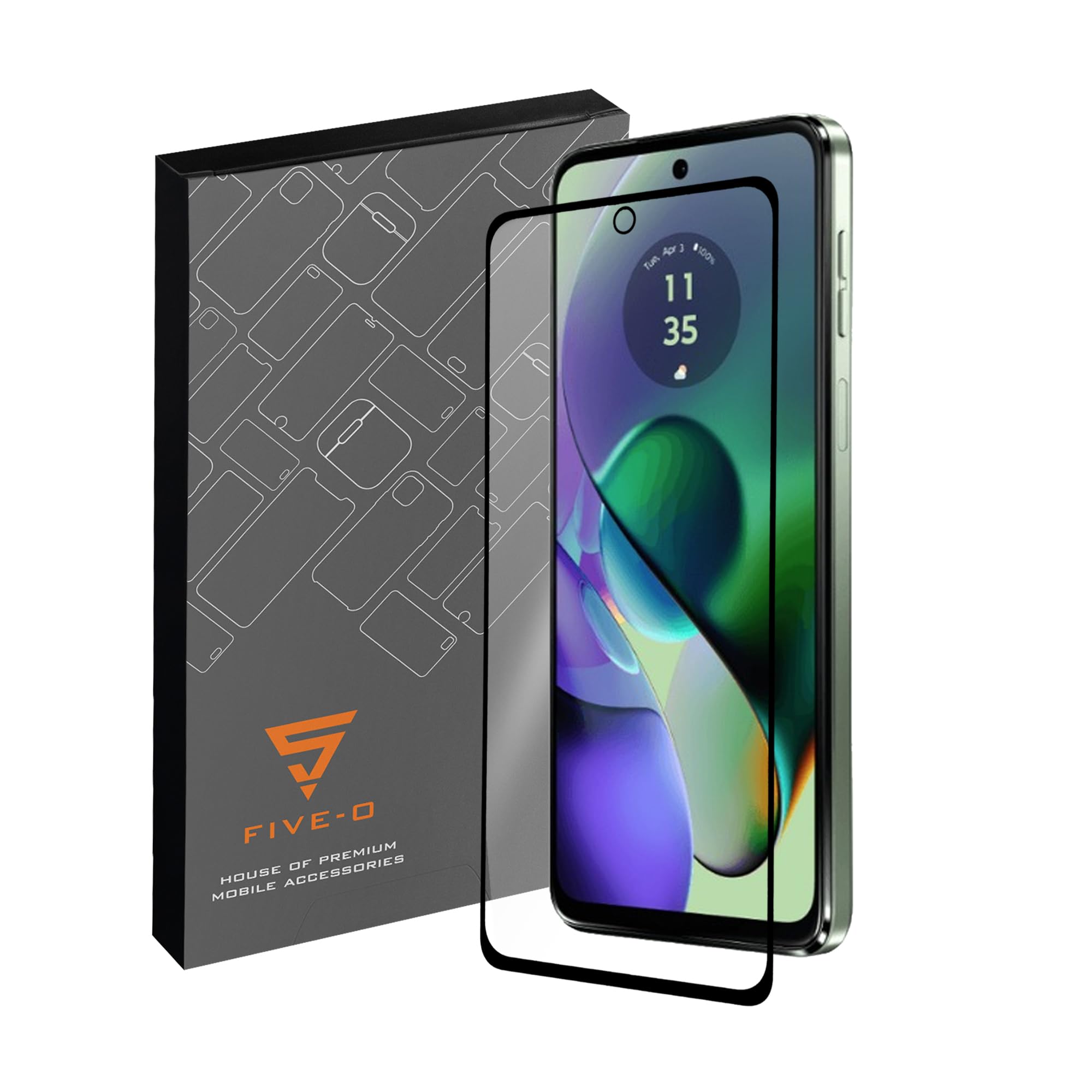 FIVE-O Tempered Glass Screen Guard for Motorola Edge 50 Neo - Edge to Edge Tempered Glass Screen Protector - 9H Hardness - 6D Tempered Glass - Pack of 1 (B0DFWGDHL4) Amazon Price History, Amazon Price Tracker