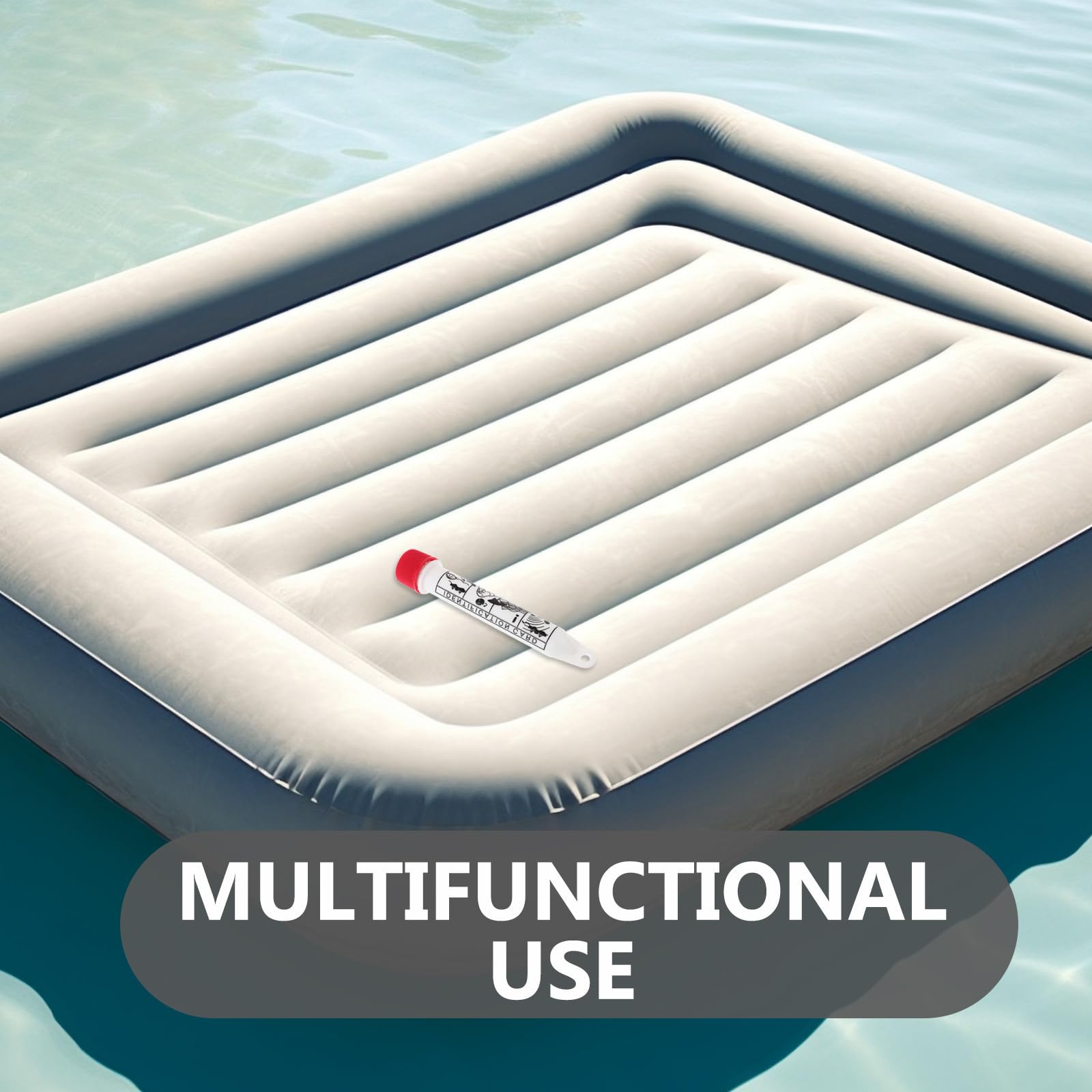 Toyvian Tarjetas de Identificación Hechas de Plástico Resistente Impermeables para Balsas Salvavidas Inflables Ideales para Emergencias en Barcos y Navegación Segura