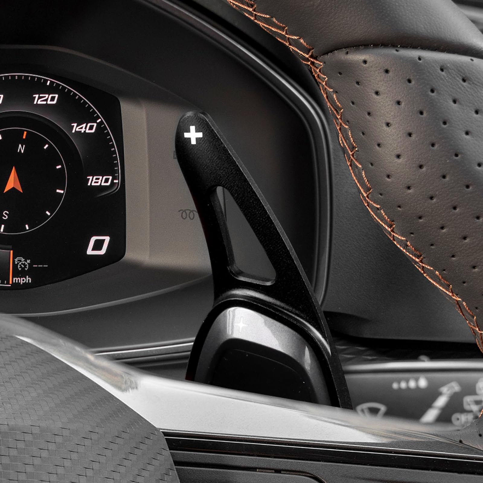 Copertura Leva Cambio In Fibra Di Carbonio Per Seat Leon/Cupra/Formentor 2020-2025 - Adesiva, Decorativa