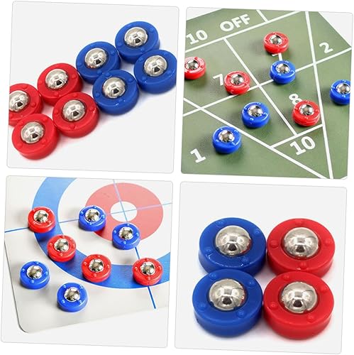 Miniatura 2 de 24 rodillos de mesa para mini juegos de tejo, accesorios de repuesto para diversión interactiva y unión familiar