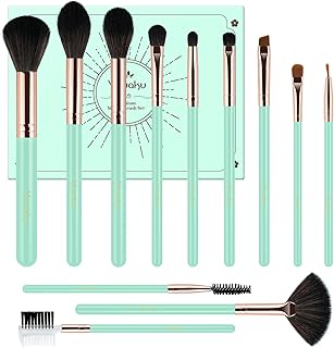Makeup Brushes Set Professional from an Array of Eyeshadow Foundation Brushes to a Concealer Brush to Eyelash and Blusher Brushes 12 Pcs soft Make up Brush Kit, These vegan and cruelty-free brushes have soft synthetic bristles that work perfectly with any formula