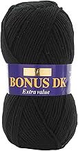 Sirdar Hayfield Bonus DK Double Knitting, Black (965), 100g