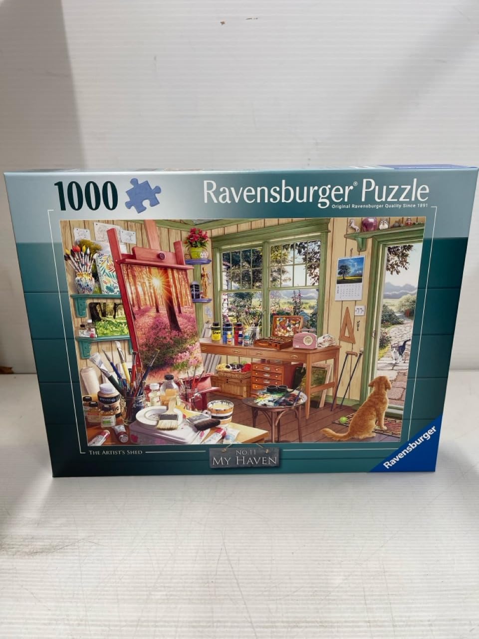 Ravensburger My Haven No.11 The Artist’s Shed 1000 Piece Jigsaw Puzzles for Adults and Kids Age 12 Years Up
