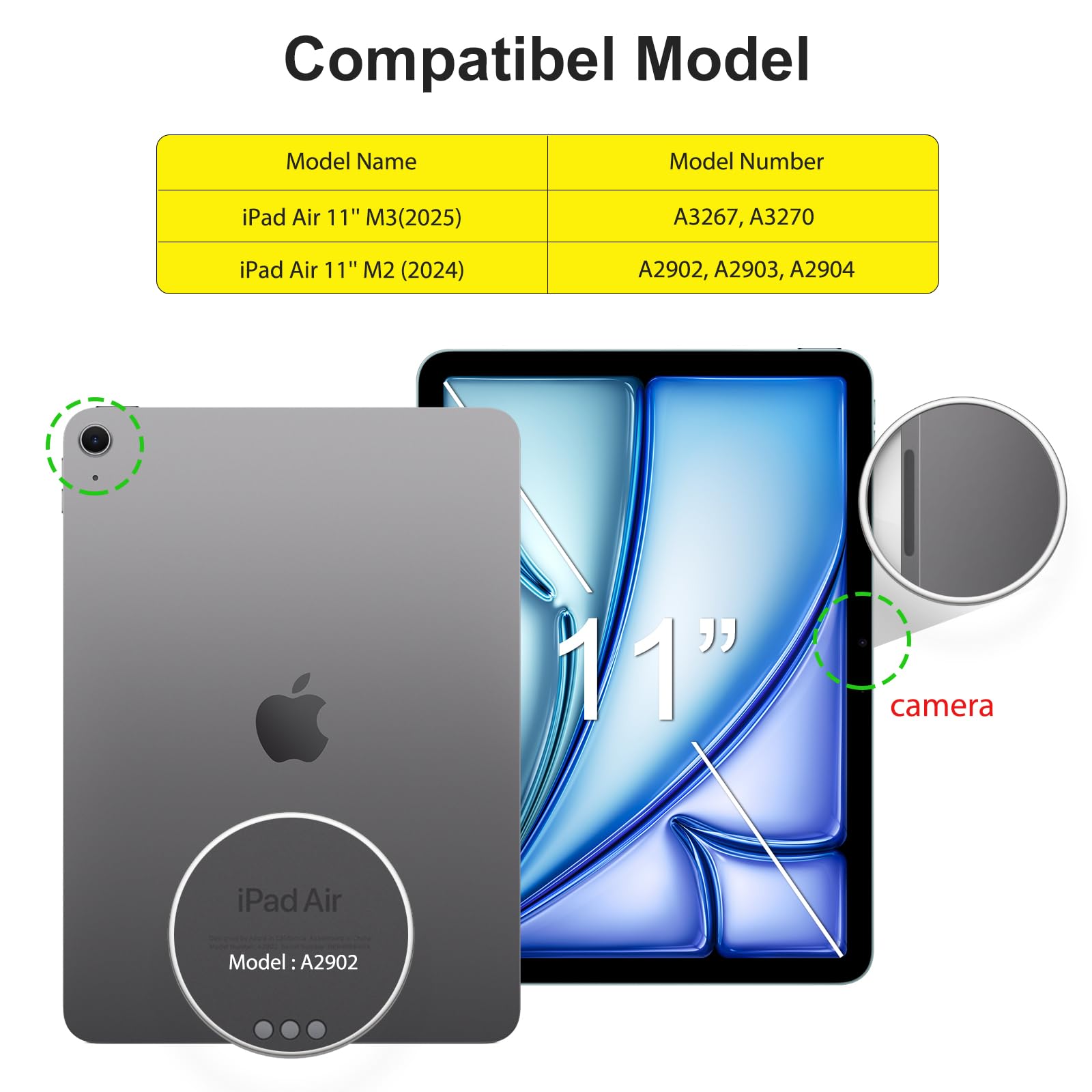 SPARIN - Pack 2 Verres Trempés Pour IPad Air 11" M3 2025 / M2 2024 - Protection Ultra Claire Et Anti-rayures