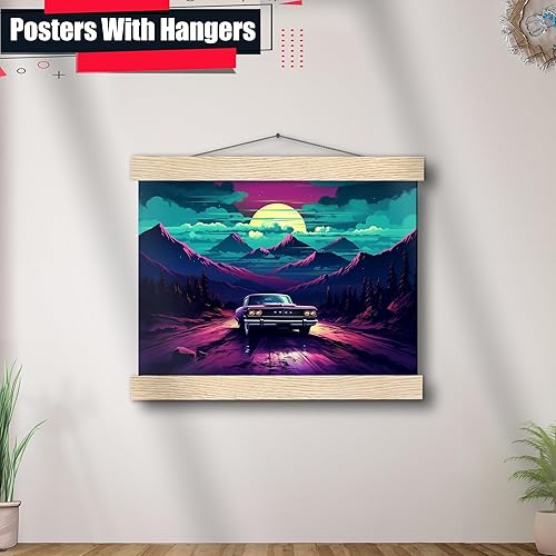 Miniatura 3 de Unique Synthwave Style Retro Art, 80s style art, framed poster print, guest room art, cool living room art, poster Art, Decor poster