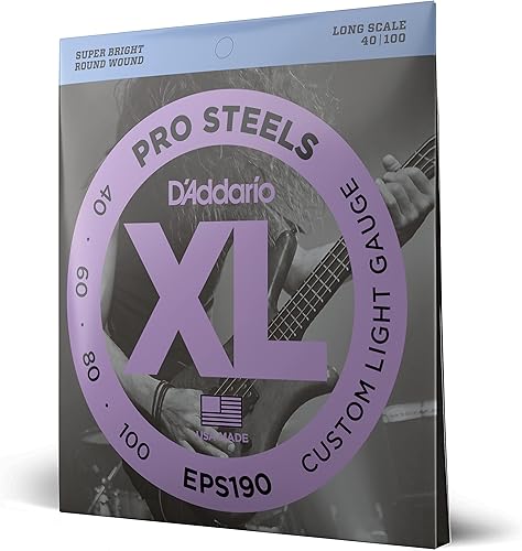 Miniatura 17 de D'Addario XL ProSteels - Cuerdas para bajo - EPS160 - Escala larga - Mediano, 50-105