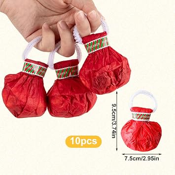 10 Pack Hand Throw Streamers Party Poppers, Colorful Streamers Party Decorations, 30 Colors Rainbow No Mess Crepe Paper Streamer Confetti Cannons For New Years Birthday Wedding Carnival Celebrations