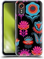 Vista 18 de Head Case Designs Officially Licensed Haroulita Blue Red Ethnic Pattern Soft Gel Case Compatible with Samsung Galaxy Xcover7 5G