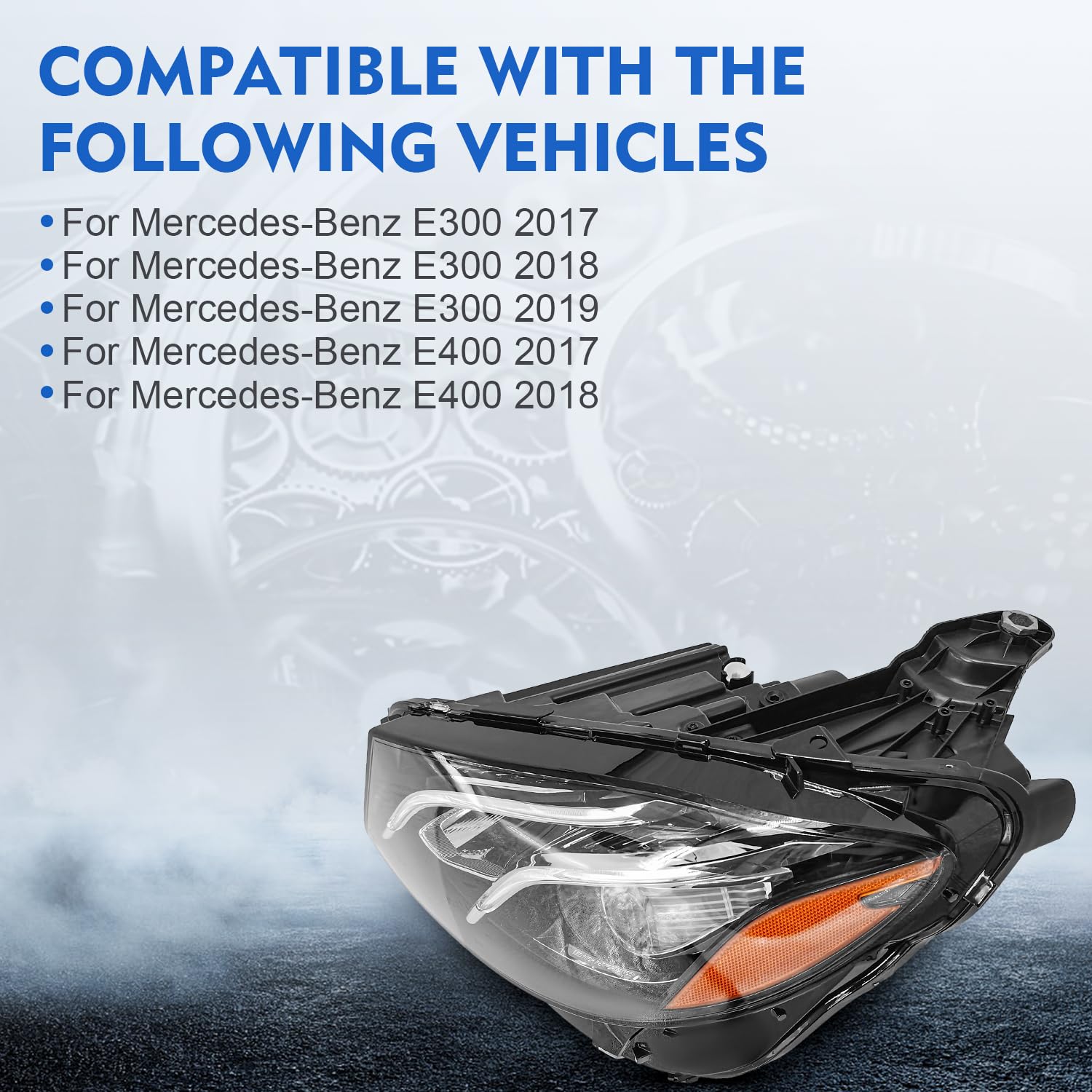 Amazon.com: LoftMarte MB2519110 LED Headlight Compatible with  