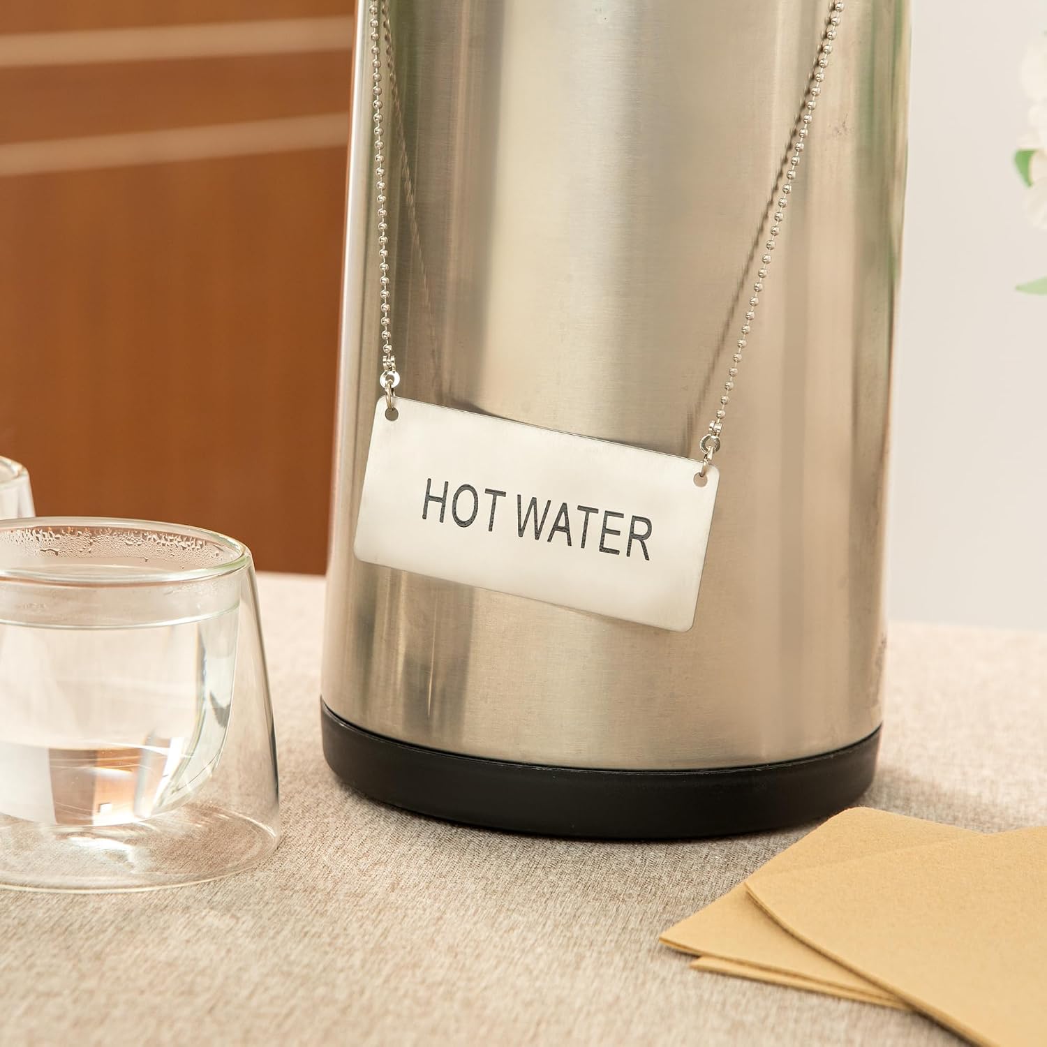 Restaurantware Stainless Steel Coffee Chafer Urn Chain, 3.5 x 1.7 in