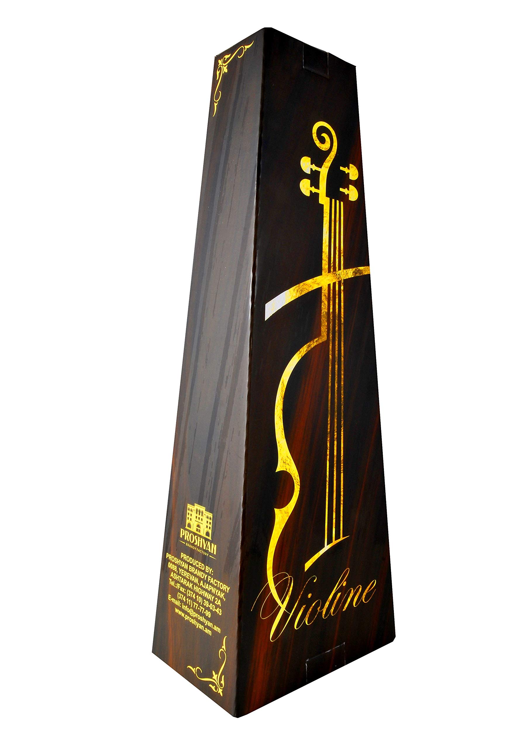 armenischer Brandy Violine in Keramik Flasche, 40% Alk., 5 Jahre gereift, 0,5L