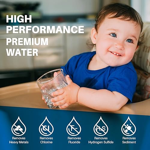 Miniatura 7 de POOLPURE Filtro de extremo de manguera de jardín para piscina, jacuzzi, spa, reduce en gran medida el cloro, metales pesados, olor, se adapta a