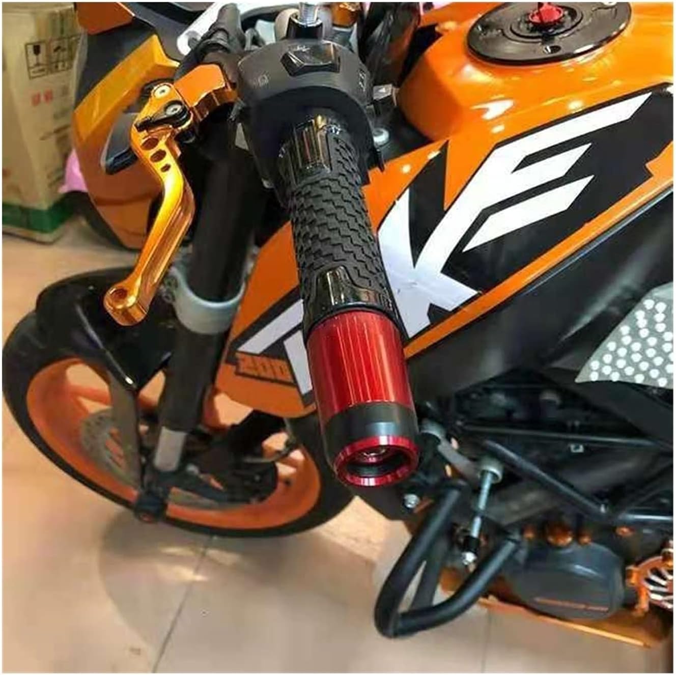 Compatible with B M W F800GS F 800 GS F800 GS F650GS Motorcycle Handlebar Grips Handle Bar Grip End Cap Plug Grips Bar Ends