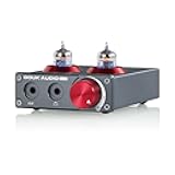 Douk Audio T4 PRO Vacuum Tube Phono Preamp, MM Turntable Preamplifier, GE5654 Hi-Fi Headphone Amp for Home Theater/Record Player/Stereo Amplifier/Active Speaker