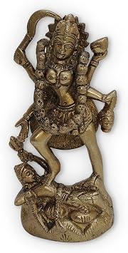 VZL003 Kali Standing Statue on Shiv