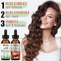 Vista 3 de Aceite de romero y aceite de batana crudo para el crecimiento del cabello, orgánico promueve el grosor del cabello, aceite puro y natural