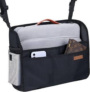 Car Net Pocket Handbag Holder Between Seats Back Storage Organizer Purse Holder for Console Front Seat Storage Barrier