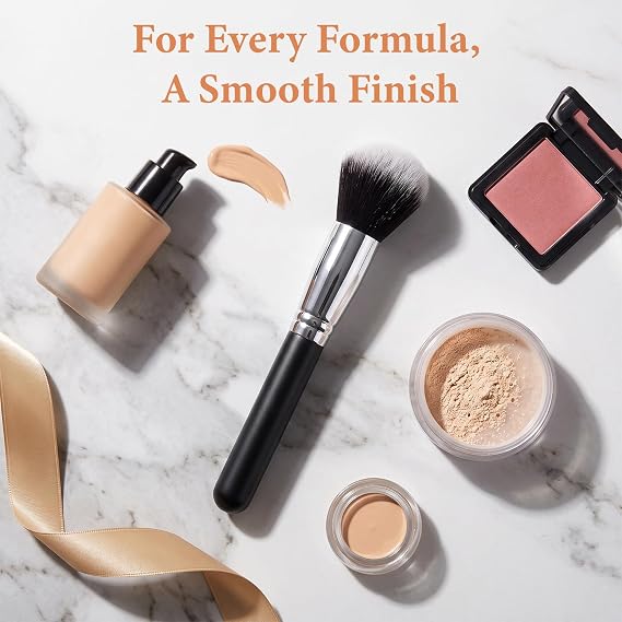 Powder Brush,Blusher Brush,Foundation Brush for Liquid Makeup,Makeup Brush Foundation Brush,Flat top Kabuki Brush Blender,Perfect for Cream,Liquid,Concealer And Powder Make Up