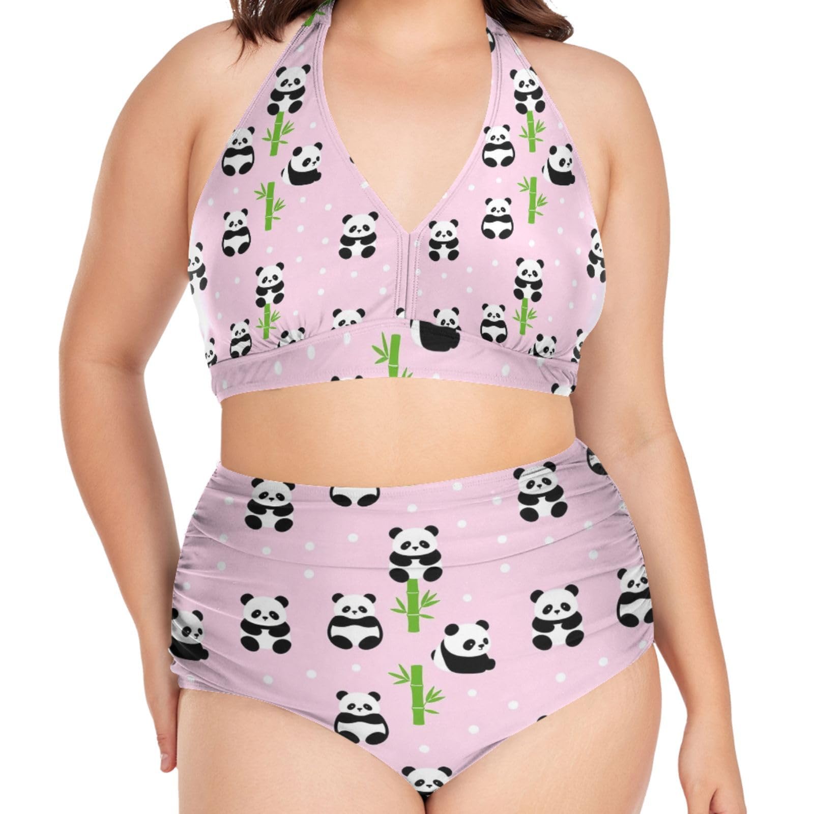 FRODOTGV Costumi da bagno donna taglie forti L-4XL