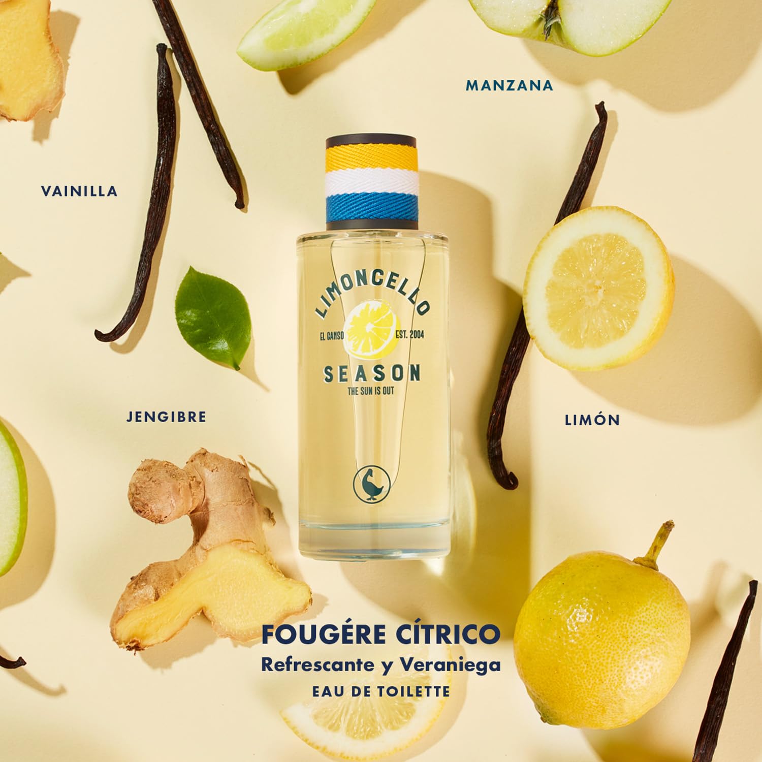 El Ganso Limoncello Season 125 ml, Eau de Toilette para Hombre, Aroma Fougère Cítrico, con Vaporizador