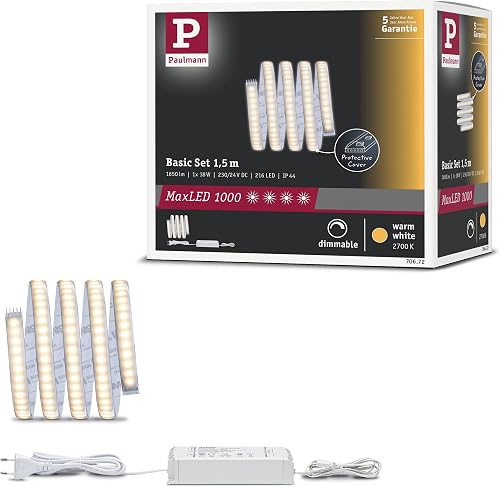 Paulmann 70672 Function MaxLED 1000 Kit de base LED bande…