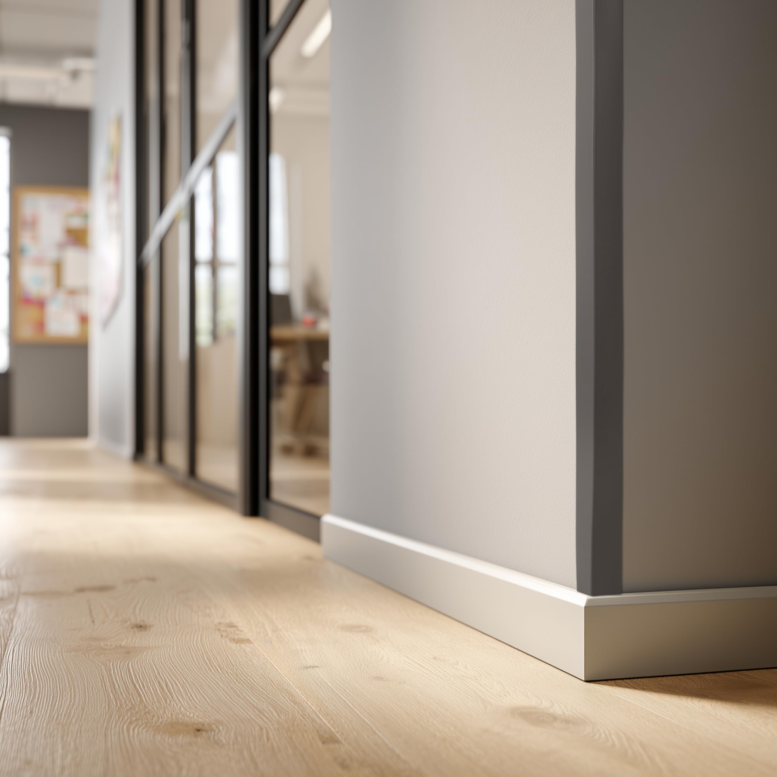 ProfiPVC Pack de 6 perfiles angulares PVC 25x25mm 200cm Blanco