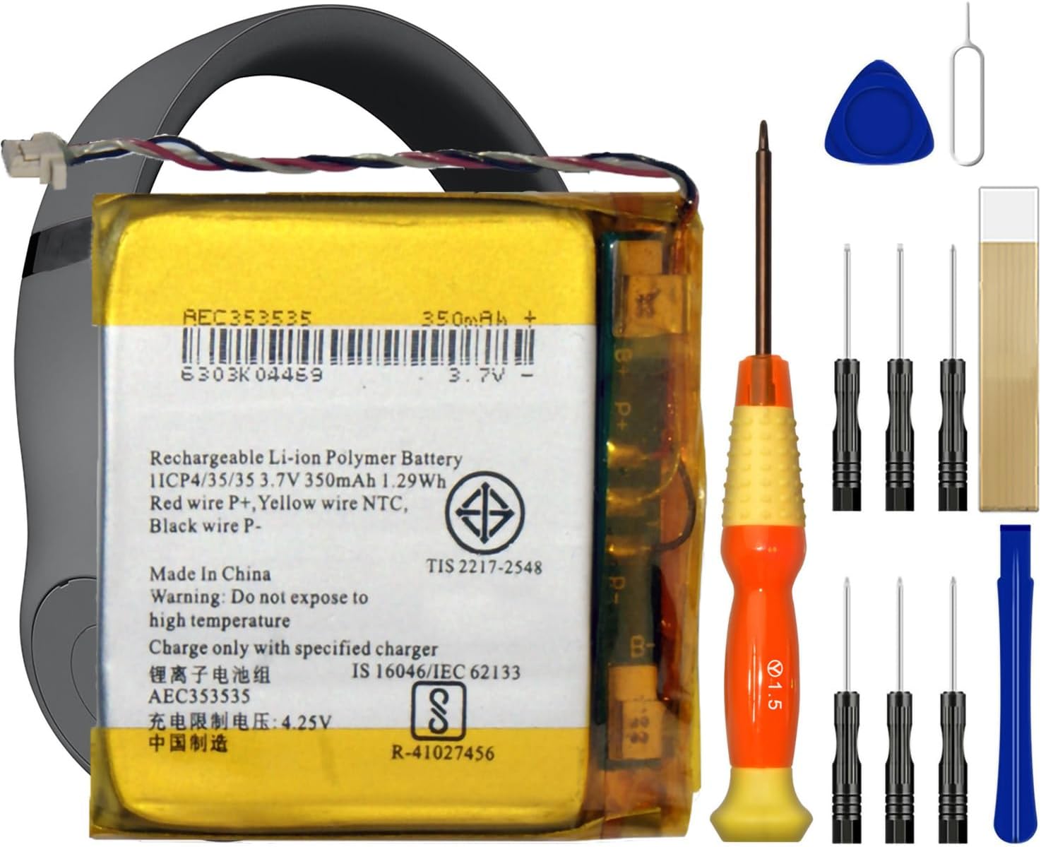 DDONG Replacement Battery AEC353535 for Beats by Dr Dre Beats Solo3 Solo2 Wire-Less Headphones with Repair Tool Kit