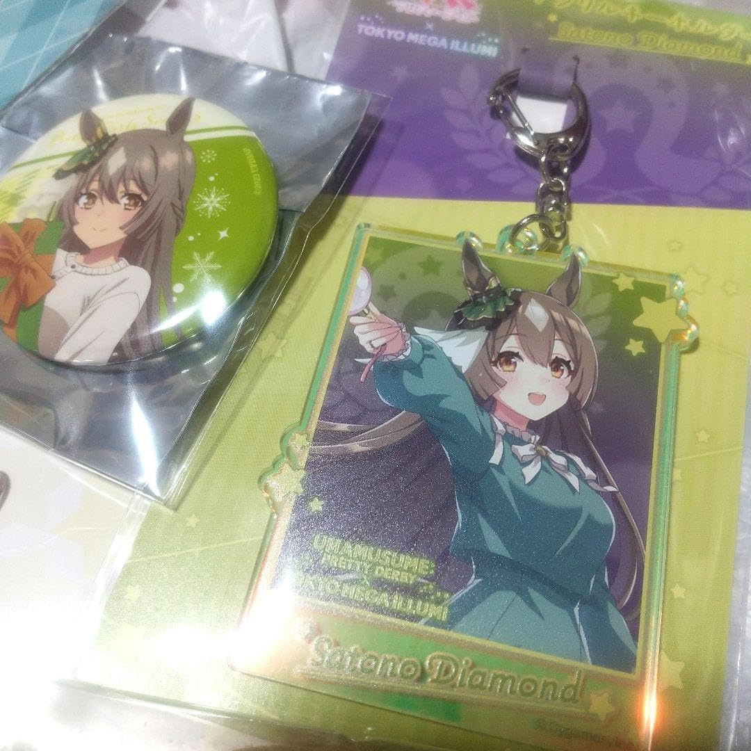 Amazon.co.jp: ウマ娘 サトノダイヤモンド アクリルスタンド 缶バッジ 