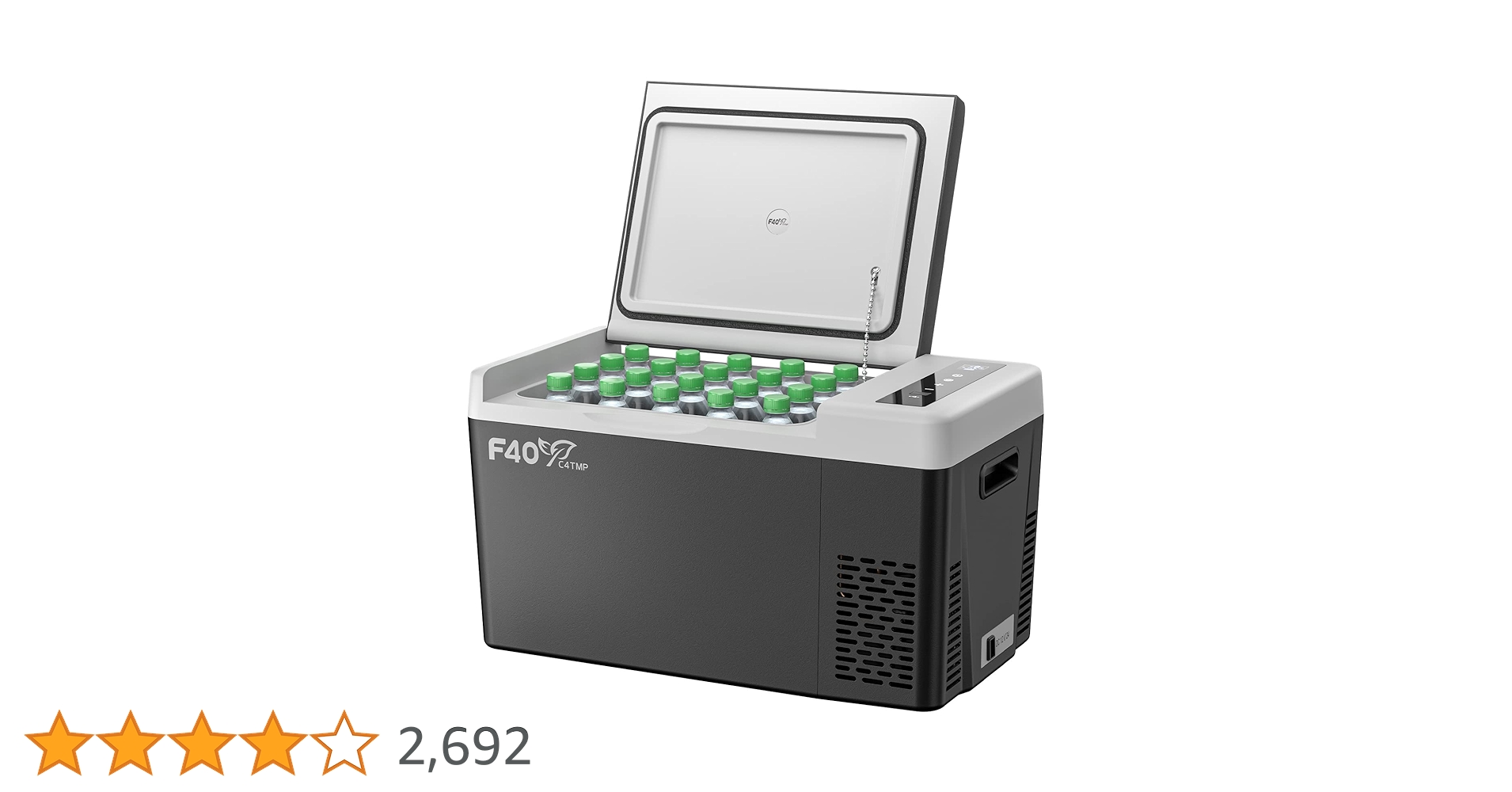 Amazon.co.jp: F40C4TMP ポータブル冷蔵庫 車載冷蔵庫 22L -22