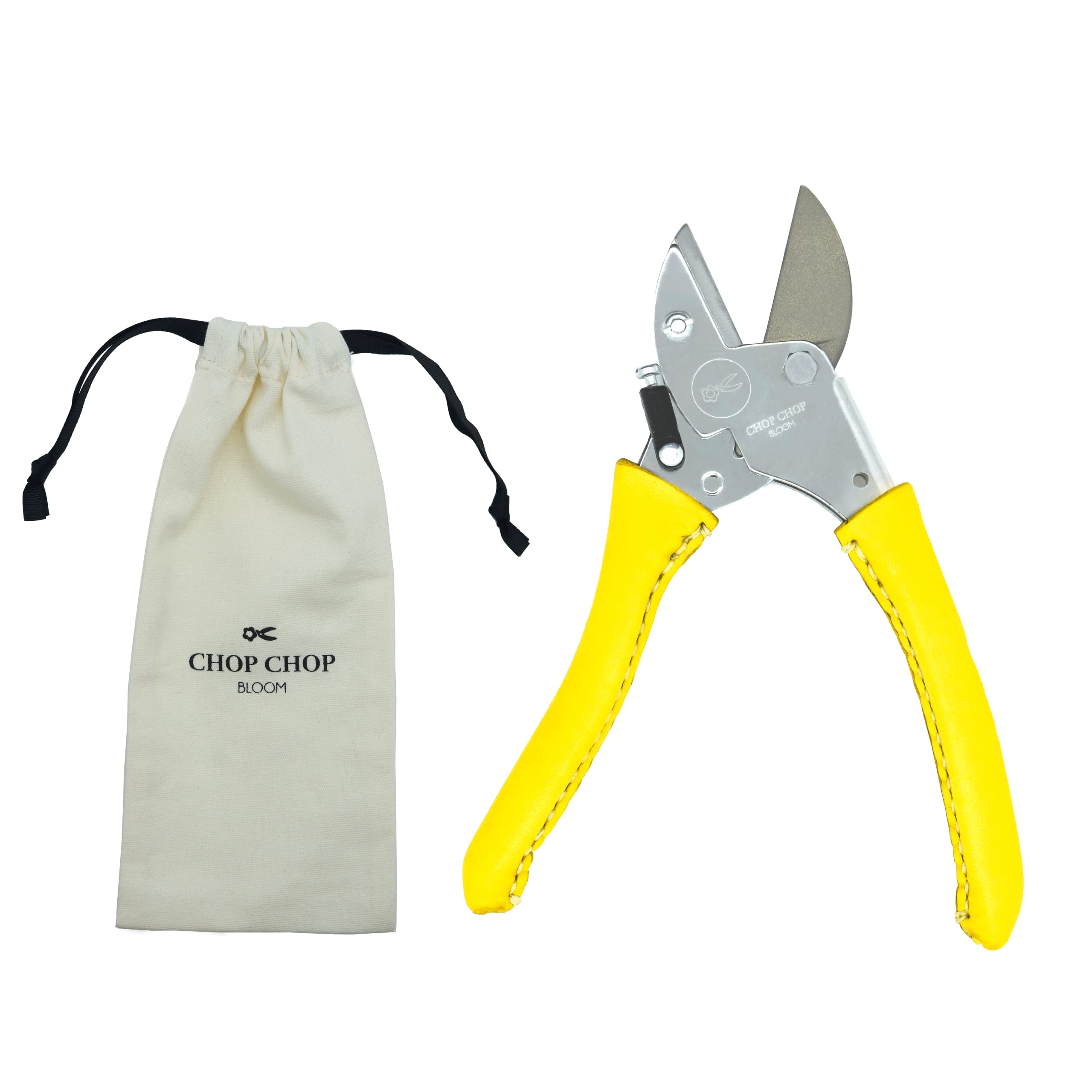 Chop Chop Bloom Premium Garden Shears - Busy Lizzy | 100% Produced in Germany | Prime and Durable with Hand-Stitched Leather Handles | Pack of 1 — image 1
