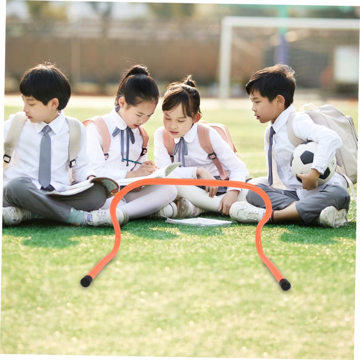 MAGICLULU 4 Pcs Plastic Agility Speed Training Hurdles 15cm for Football Soccer Running Drills Youth Sports Training Equipment
