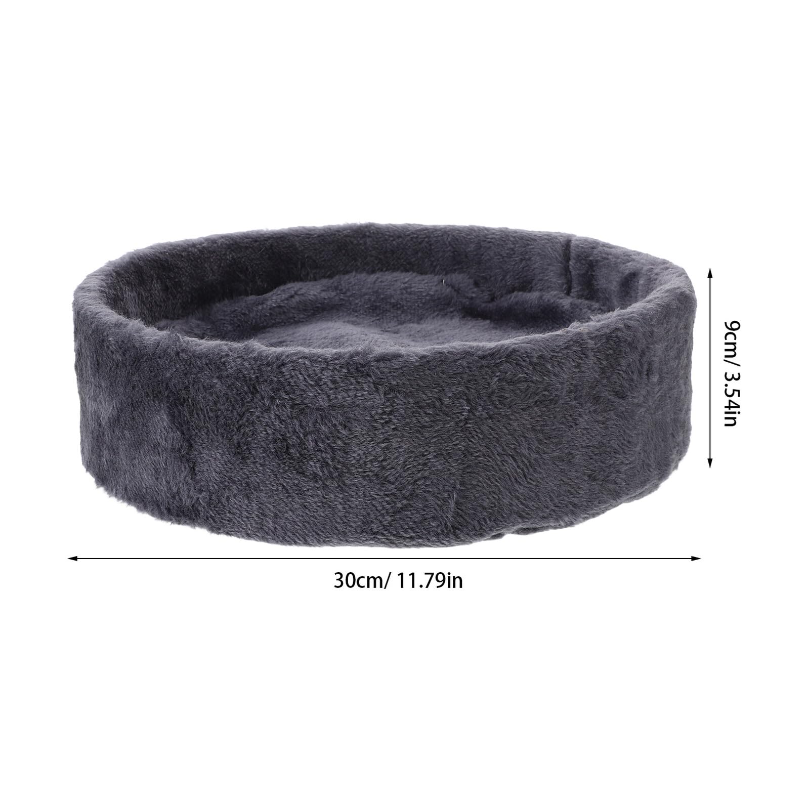 Katzenhängematte Ersatzteil Fleece 30X30cm Dunkelgrau Komfortable Katzenbaumauflage für Wohnungskatzen Waschbares Haustierbett Einfach Montierbar