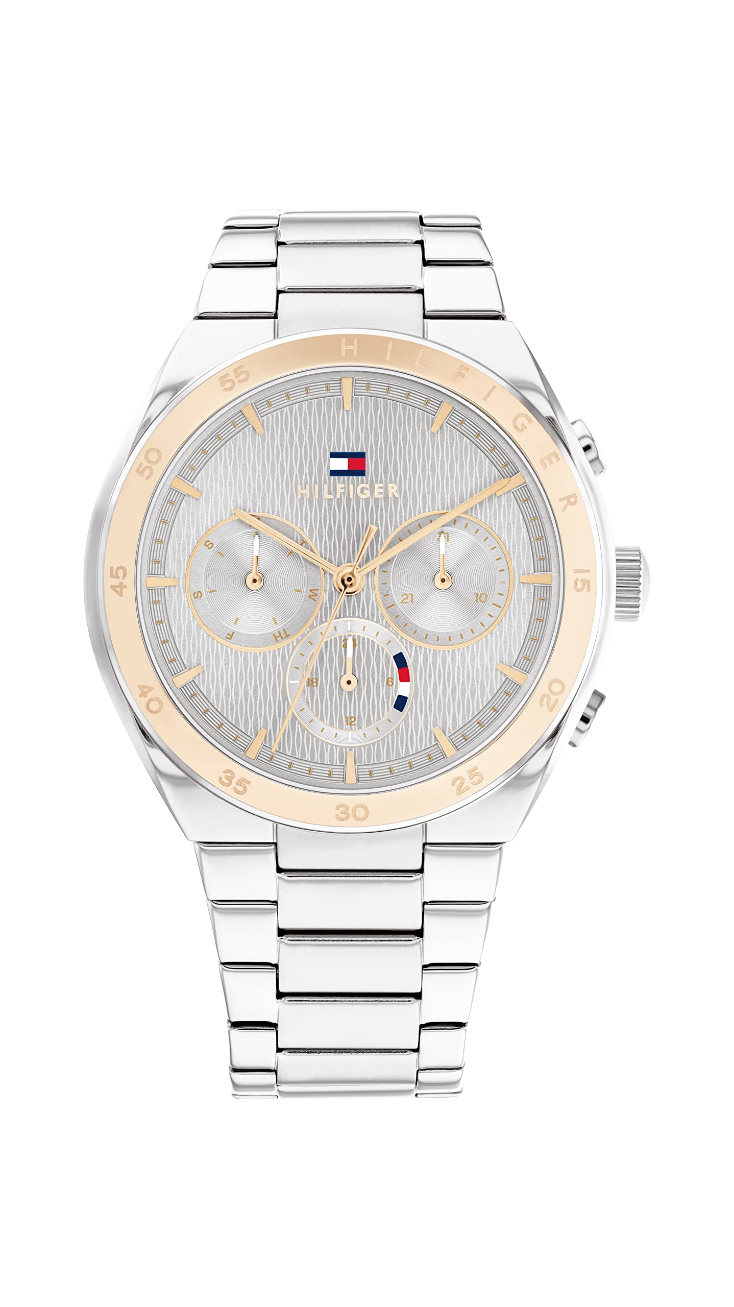 Tommy Hilfiger Quartz Multifunction Silver Dial Stainless Steel Strap Watch for Women-TH1782574 (B0C45ZW5NX) Amazon Price History, Amazon Price Tracker