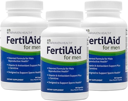 FertilAid - Suministro de 3 meses para hombres, fertilidad masculina y vitamina prenatal, apoya el recuento y la motilidad, macaL-carnitinaCoQ10