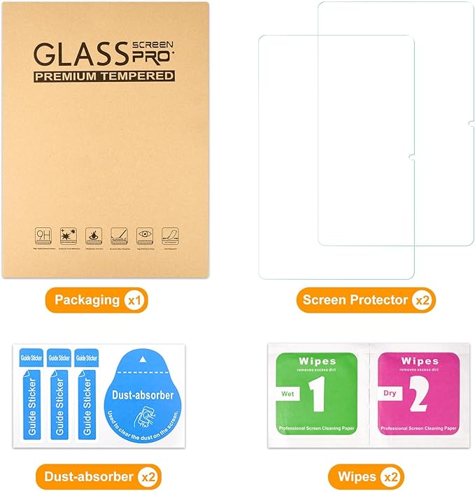 RSAquar 2 Pack Protector de Pantalla para T-Mobile REVVL Tab 2 10.1 Pulgadas miniatura 5