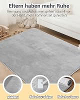 Favodormir vastag kúszós baba játszószőnyeg habszivacs töltettel 150 x 180 x 3 cm csúszásgátló szürke rövid szálú 6