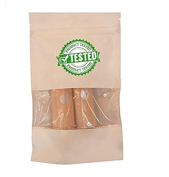 Pack of 2 Lab Tested Hologram Seal Original Sandalwood Mysore Chandan Sticks 30-40 Gram for Puja and Tilak