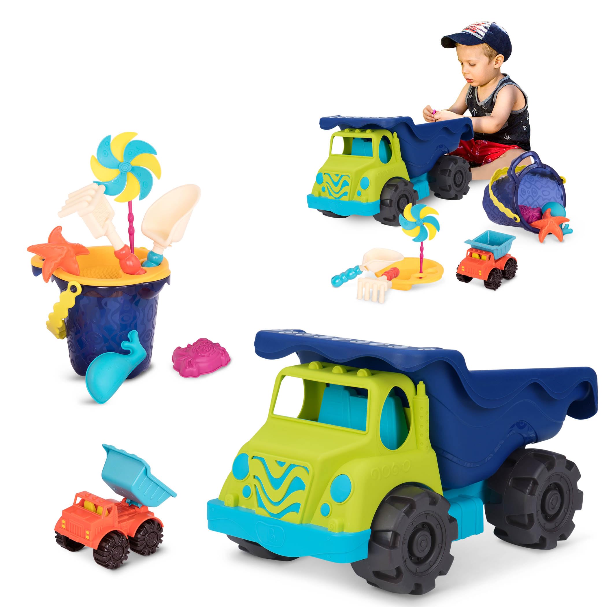 B. toys by Battat BX1761Z, Juguetes para la playa, 10 piezas