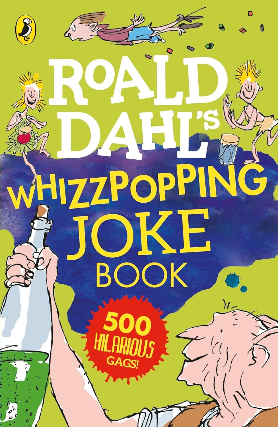 Roald Dahl Collection 6 Books Set (The Enormous Crocodile, Marvellous Joke Book, Revolting Rhymes, Wonka, Whizzpopping Joke Book & Dirty Beasts)