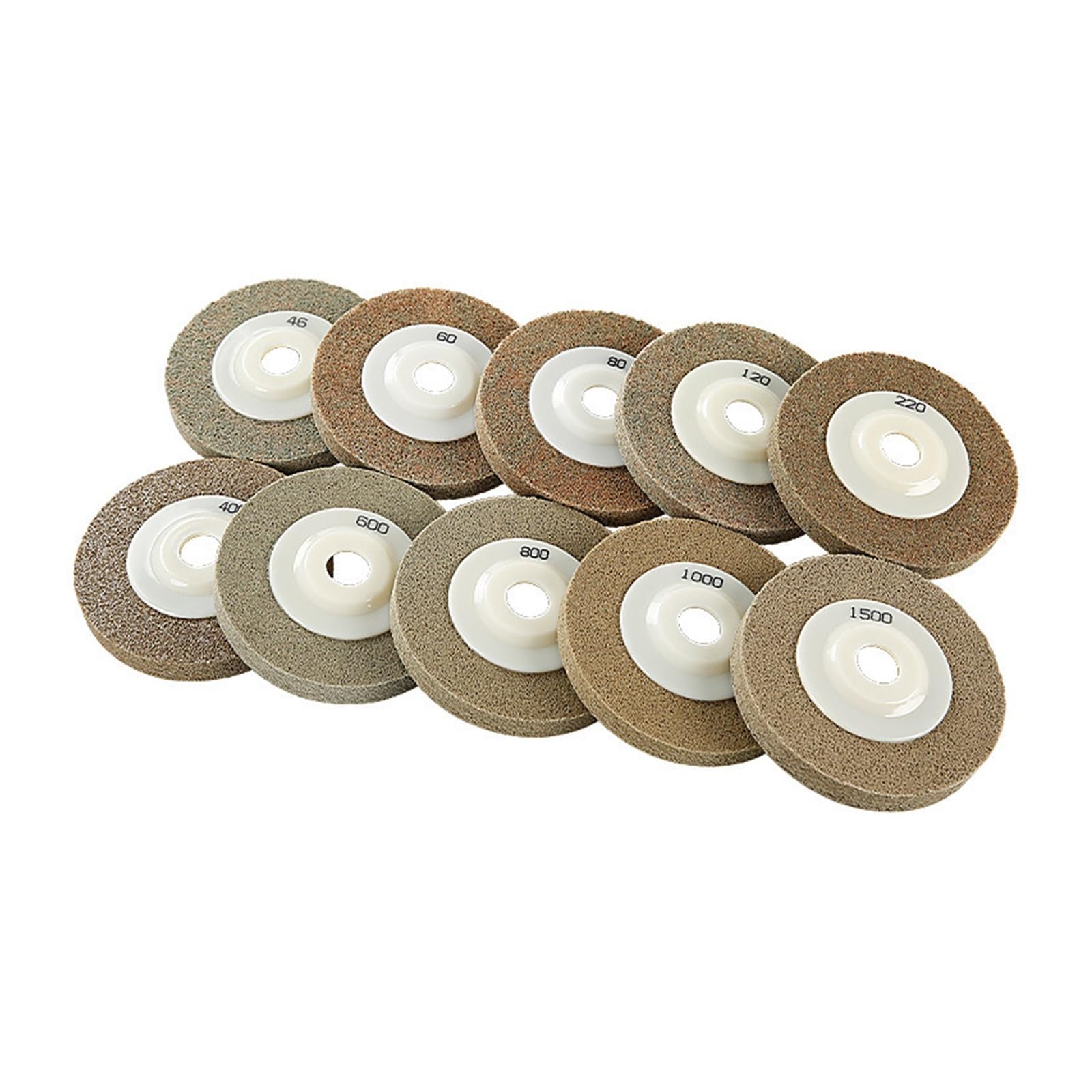 Polerka na Mokro, 10 sztuk/zestaw 4 Cal 100mm włókno gąbczaste diamentowe tarcze polerskie do polerowania na mokro za pomocą kamienia Buff granit marmurowe podkładki polerskie(10Pcs Grit 120)