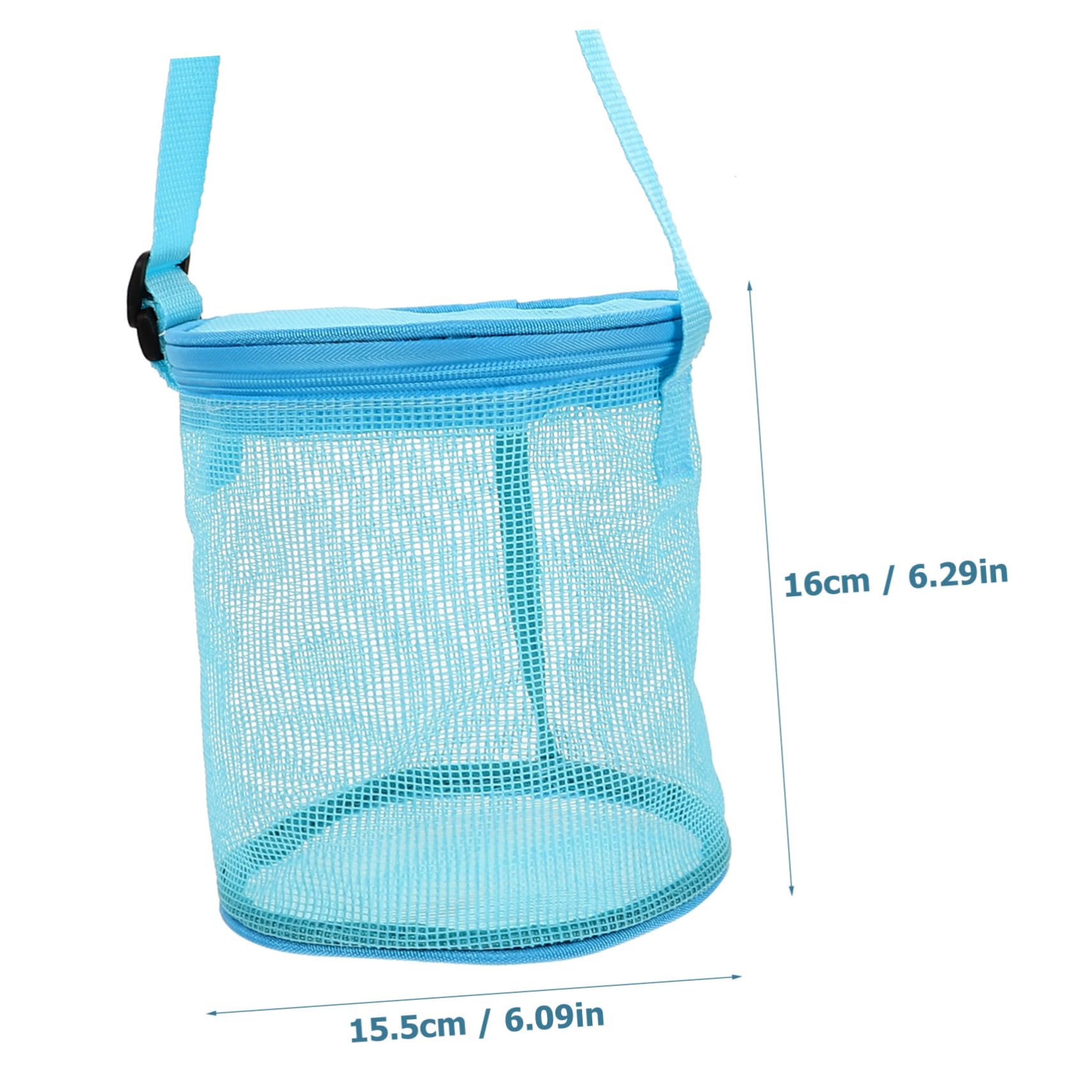 ERINGOGO Beach Bag Mesh Bucket Boys and Girls Beach Bag for Sand Toys Organizer