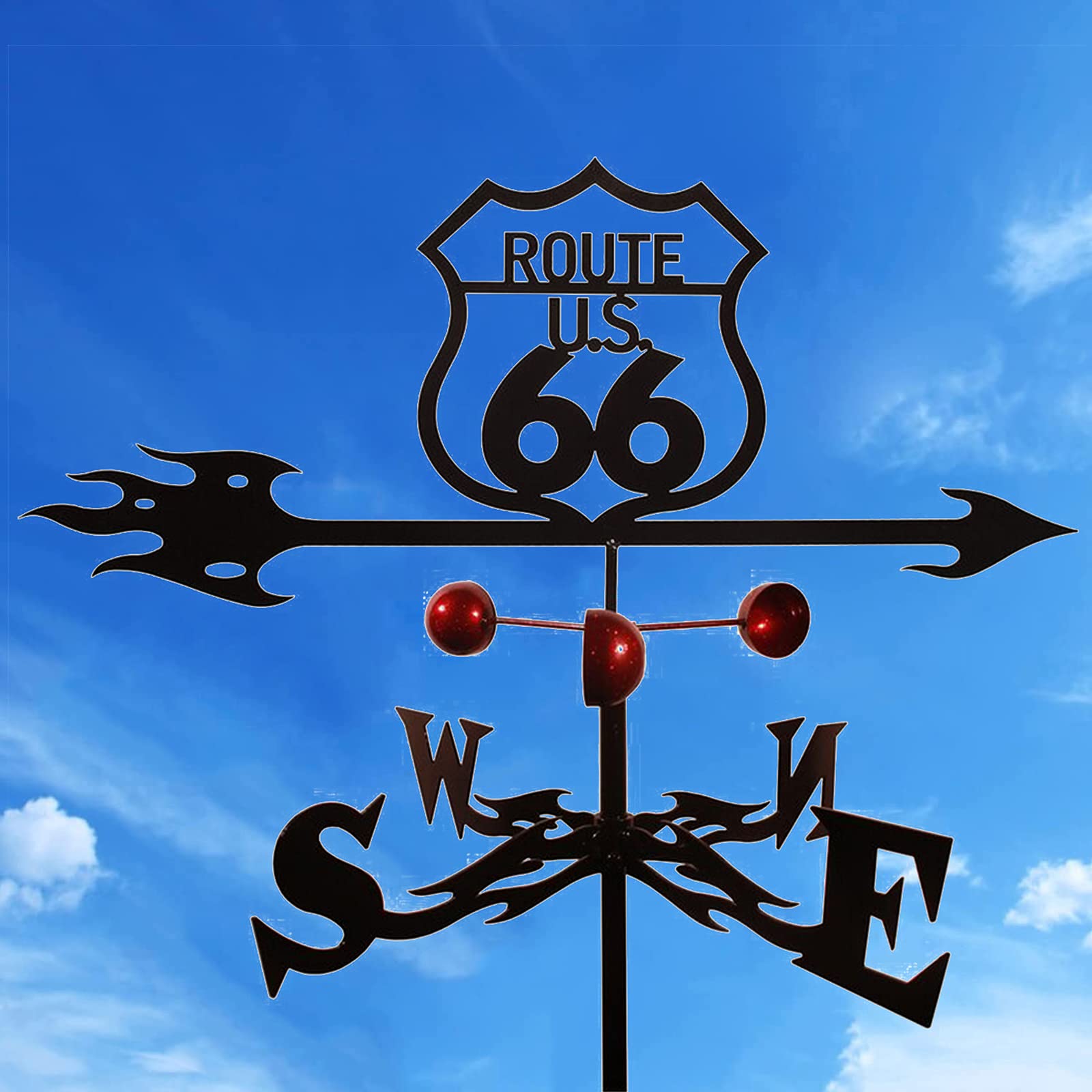 ソリッドなデザインの鉄製風見 アンティーク ソリッドなデザインの鉄製風見 アンティーク