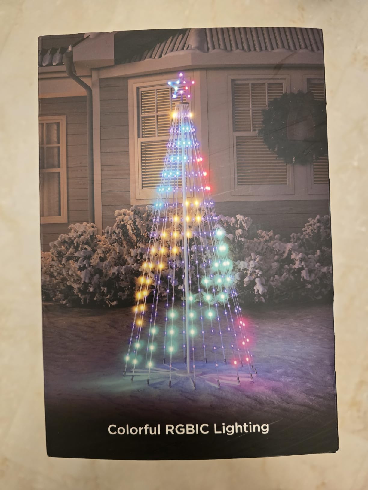 Govee Guirlande Lumineuse Sapin De Noël RGBIC 480 LEDs - Lumières Intelligentes 48m, IP65 Étanche, Sync Musique, 60+ Modes Pour Noël & Halloween