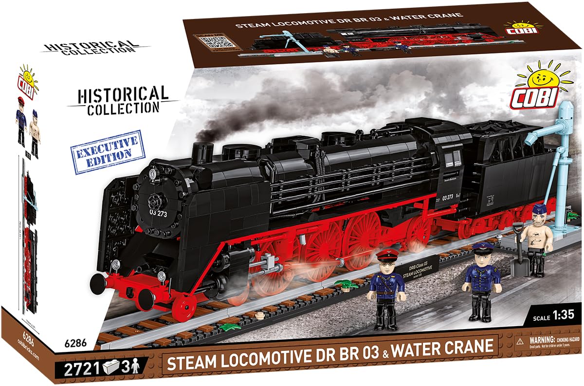 COBI STEAM LOCOMOTI DR BR 03&WATER CRANE